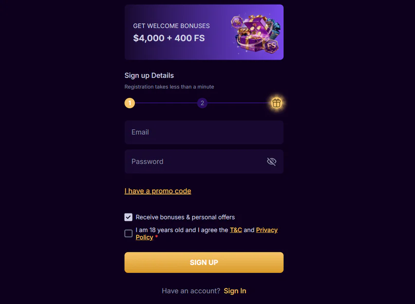 Sevenreels — seo-text:registration